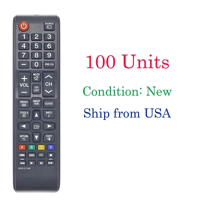 100 Pieces New Remote BN59-01199F for Samsung Smart TV--Wholesale