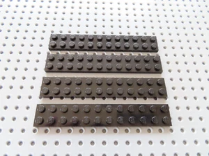Lego 4 x Platte 2445 schwarz 2x12 - Bild 1 von 1