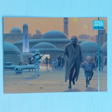 1995 Topps Star Wars Galaxy Series 3 #304 Mos Eisley at Dark