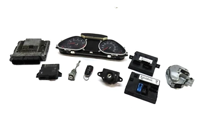 2011 AUDI Q7 (4L) 3.0L CJWC SUPER ENGINE ECM BCM IMMOBILIZER MODULE KEY SET-9 Foto 1 de 4