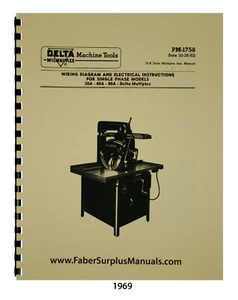 Delta-Schaltpläne für 30A, 40A, 50A Multiplex-Radialsägen Anleitung #1969 - Bild 1 von 9