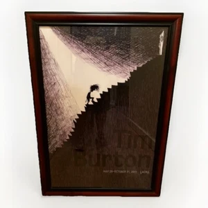 Tim Burton signed LACMA Museum Event Poster Custom Framed - Picture 1 of 6