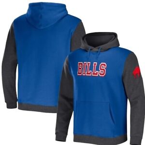 Men's Buffalo Bills Nfl x Darius Rucker Collection Royal, Heather Charcoal 2XL