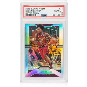 2019 Panini Prizm Colin Sexton Basketball Card #74 Silver Prizm PSA 10 Gem Mint - Picture 1 of 2