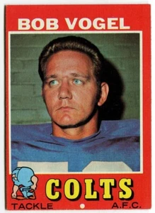 1971 Topps #199 Bob Vogel Baltomore Colts - Picture 1 of 2