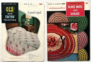 50's Place Mats Lacy Doilies New Old Favorites Tablecloth Crochet Patterns Books - Picture 1 of 23