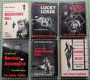 LOT of 6 Erle Stanley Gardner PERRY MASON Vintage HB Mysteries - Picture 1 of 8