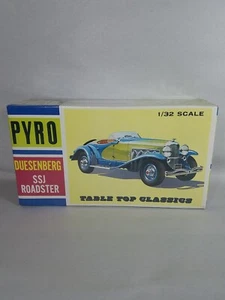 Sealed Vintage 1966 PYRO Duesenberg SSJ Roadster 1:32 Plastic Model Kit - Picture 1 of 7