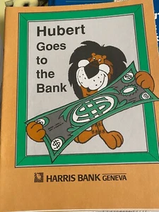 Hubert Goes to the Bank from Harris Bank Coloring Book - Picture 1 of 5