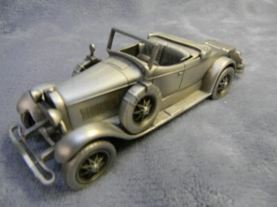 1/43 SCALE VINTAGE 1927 LINCOLN SPORTSTER THE DANBURY MINT PEWTER DIECAST CAR - Image 1 of 4