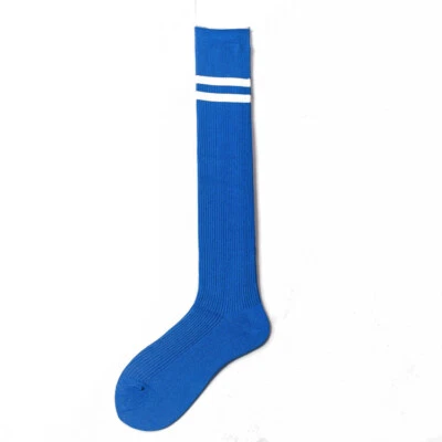 5 pares de medias de algodón de color liso de otoño para mujer Foto 1 de 4