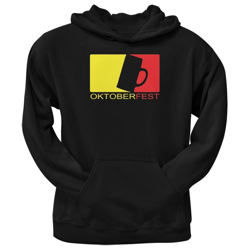 Oktoberfest Beer Black Adult Pullover Hoodie — 第 1/1 张图片