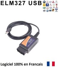 Outil Diagnostique Détecteur de panne automobile multimarque OBD2 ELM327 USB