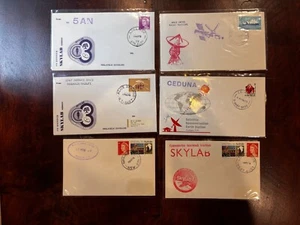Skylab IV Nov 1973 - Feb 1974 Space AUSTRALIA 6 Covers Tracking Stations !! - Picture 1 of 2
