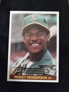 1994 Donruss Rickey Henderson #4 1984 Anniversary 