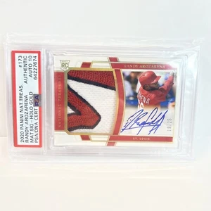 2020 National Treasures RANDY AROZARENA RPA Gold Rookie Patch Auto 19/25 Rays ⚾️ - Picture 1 of 5