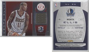 2013-14 Totally Certified Memorabilia Totally Red /149 Monta Ellis #23