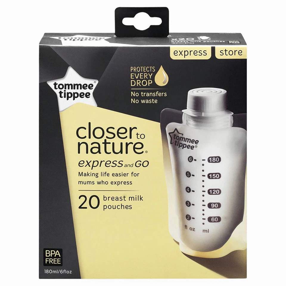 TOMMEE TIPPEE CTN EXPRESS&GO POUCHES 20 PK CLOSER TO NATURE - PACK EXPRESS AND G - image 1 of 1