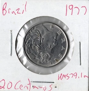 Coin Brazil 20 Centavos 1977 KM579.1a - Picture 1 of 1