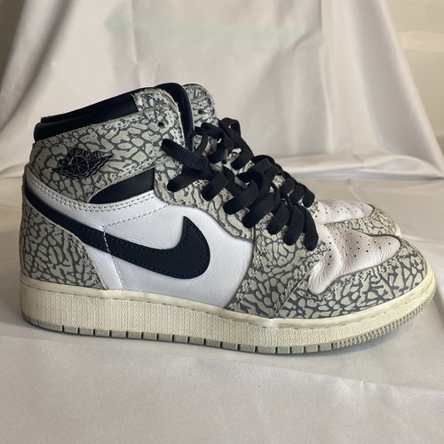 Air Jordan 1 Retro Hi OG grigio stampa elefante taglia 6 5 anni