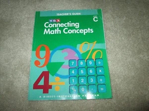 SRA Connection Math Concepts Teacher's Guide Level C Unused Softcover. - Picture 1 of 3