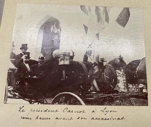 Fotoalbum Bürgertum Bordeaux. 1897-98 312 Fotos u.a. Sadi Carnot. - Bild 1 von 19