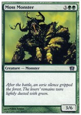 1x Moss Monster NM, English MTG 8th Edition