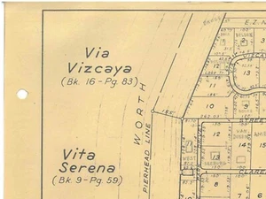 Palm Beach Atlas Sheets 25 and 25-A - Via Vizcaya to Via Bellaria - Picture 1 of 20