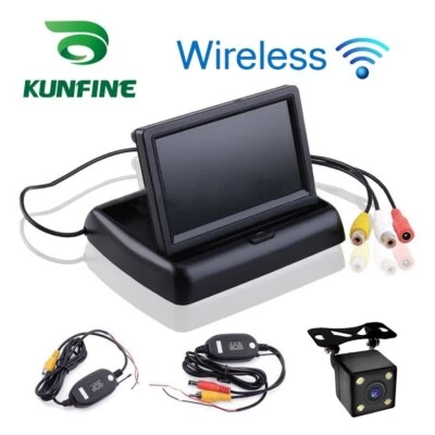 Wireless Car Styling 4.3 inch Car Monitor Rear View Reverse Backup Camera - Image 1 of 4