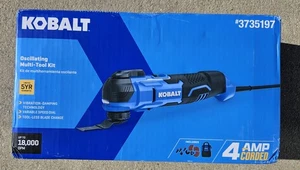 KOBALT 24V 24Volt MAX BRUSHLESS OSCILLATING MULTI TOOL W/Accessories & Bag - Picture 1 of 4