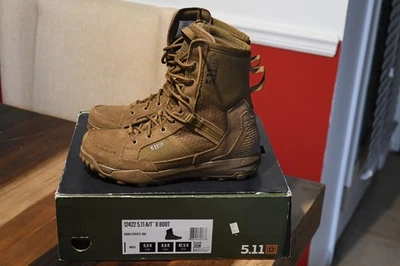 Botas tácticas 5.11 Tactical A/T 8" sin cremallera - Dark Coyote, para hombre talla 9 Foto 1 de 4