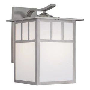 Mission 1-Light Outdoor Wall Sconce in Mission and Lantern Style 12.5 Inches - Picture 1 of 7