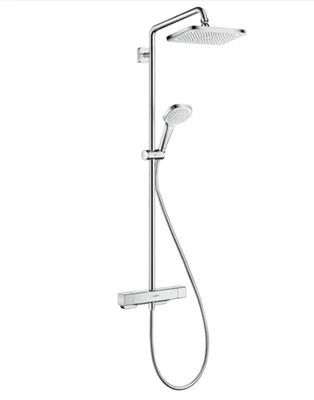 hansgrohe 27660000 wassersparendes Duschsystem Croma E Regendusche (Thermostat ) - Bild 1 von 4