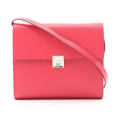 HERMES Click 16 Shoulder crossbody Bag C Epsom Rose extreme Used SHW Women - Image 1 of 4