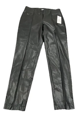 New Directions Ponte Fall Base 1 Pants Women's PL Petite True Black Pull On - Image 1 of 4