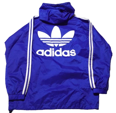 adidas Men's Windbreaker Size S Ultra Lightweight pullover Trefoil Adjustable - Image 1 of 4
