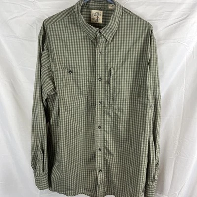 Camisa Red Head Para Hombre XL Verde A Cuadros Manga Larga Bolsillos Con Botones. Foto 1 de 4