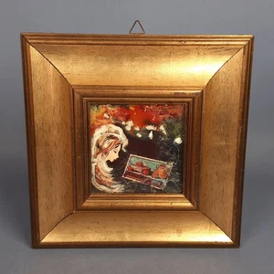 Quadro Dipinto Tecnica Mista La Curiorisità Di Mariolino Da Caravaggio 1984 - Imagen 1 de 14