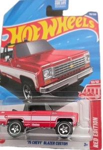 2025 HOT WHEELS RED '75 CHEVY BLAZER 12/12 - TARGET RED EDITION SERIES LIMITED ! - Picture 1 of 1