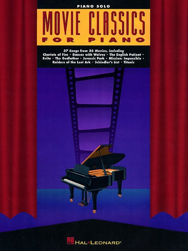 Movie Classics for Piano Solo Songbook Sheet Music 27 Songs Hal Leonard Book - Image 1 of 1