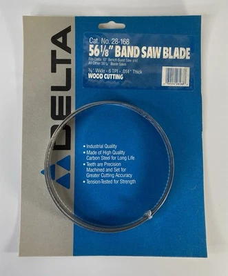 Hoja de sierra de cinta Delta 28-168 56 1/8" 3/8” de ancho, 0,014” de grosor madera 6 TPI Foto 1 de 4