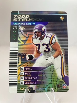 Todd Steussie 2002 NFL Showdown Base #245 1st Edition Foil Vikings - Image 1 of 2