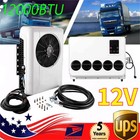 12000 BTU 12V A/C Kit Vehicle Split Air Conditioner Universal Fits Truck Bus RV