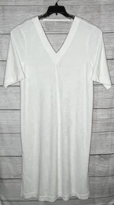 Barefoot Dreams Beach Cozy Terry Double V Neck Caftan Size S/M - Picture 1 of 6