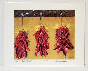 Al Chapman signiert - SANTA FE CHILE RISTRAS - Fine Art Print 30/200 14"×11" - Bild 1 von 6