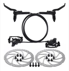 TOBWOLF 1 Pair MTB Disc Brake Set Hydraulic Disc Brake Kit with 160mm Rotors ... - Picture 1 of 10