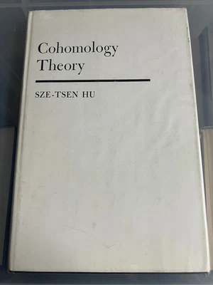 COHOMOLOGY THEORY - SZE-TSEN HU - HARDCOVER WITH DUSTJACKET - Image 1 of 2
