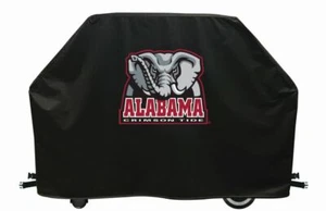 Alabama Grill Cover with Crimson Tide Elephant Logo on Vinyl - Picture 1 of 5