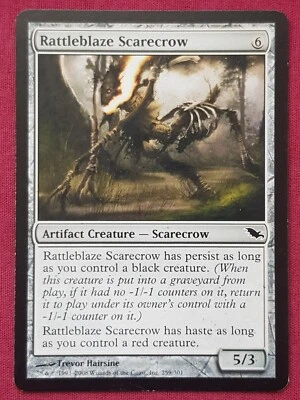 Magic The Gathering SHADOWMOOR RATTLEBLAZE SCARECROW artifact card MTG - Image 1 of 2