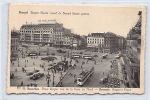 Belgique - BRUXELLES - Place Rogier vue de la Gare du Nord - Tramway 81 - Picture 1 of 2